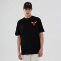 Chicago Bulls NBA Graphic Black T-Shirt-kentox