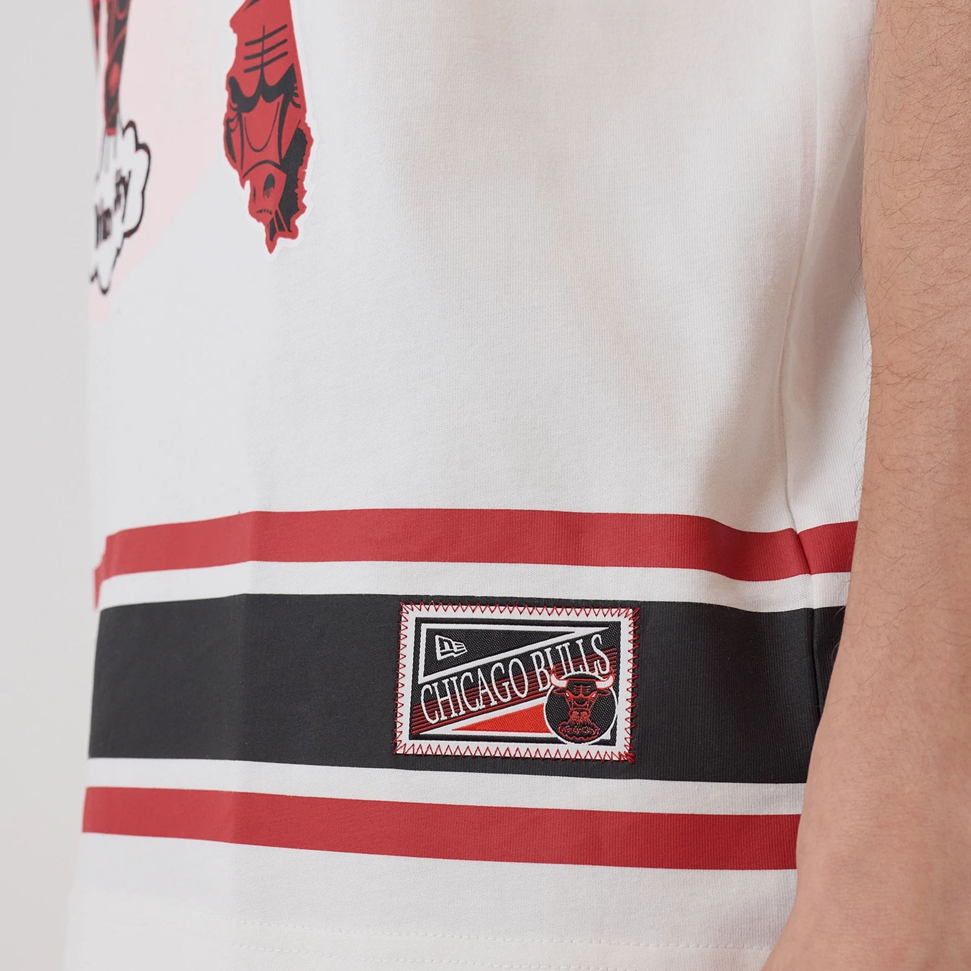 Chicago Bulls NBA Sport Classic White T-Shirt-kentox