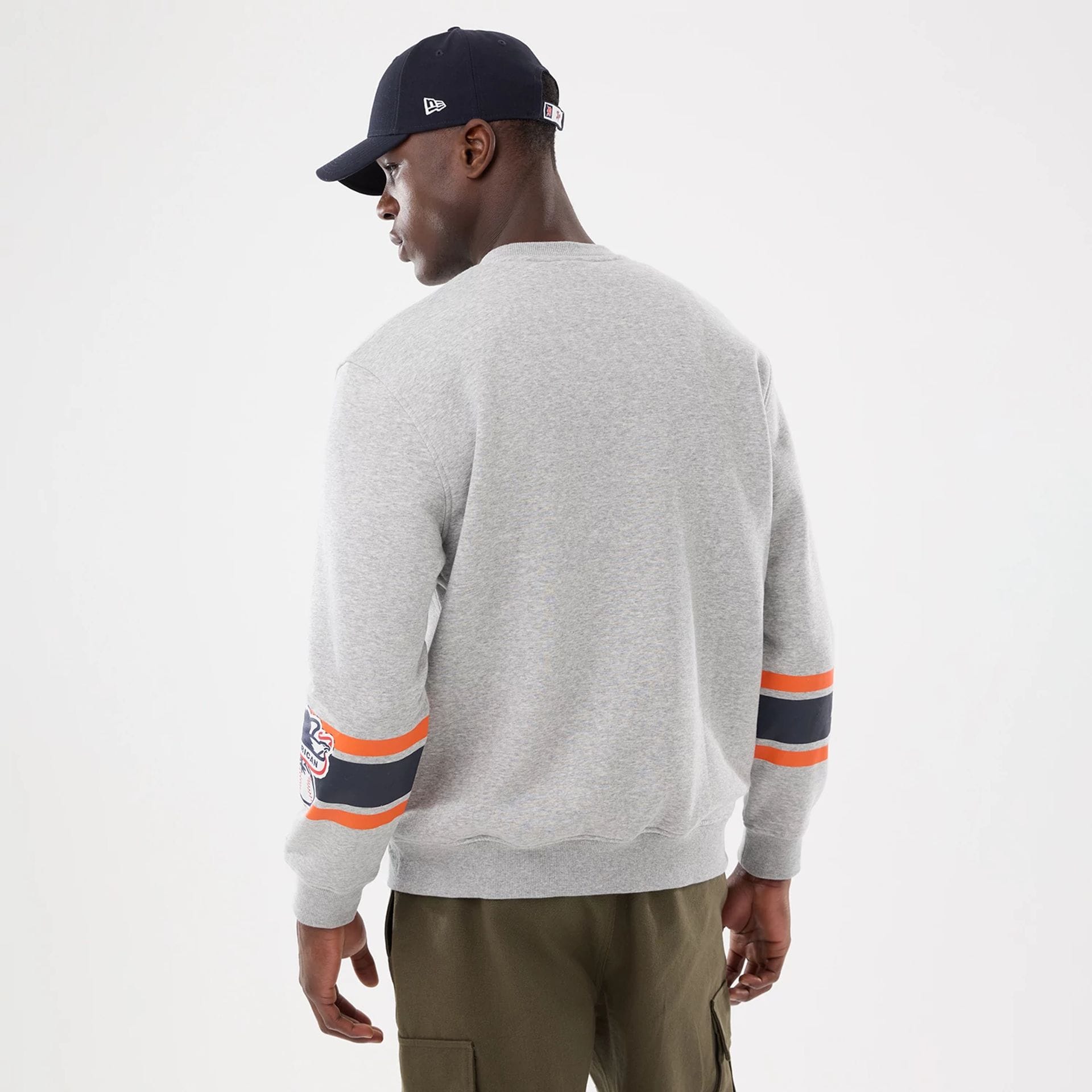 Detroit Tigers MLB Sport Classic Grey Crew Neck Sweater-kentox