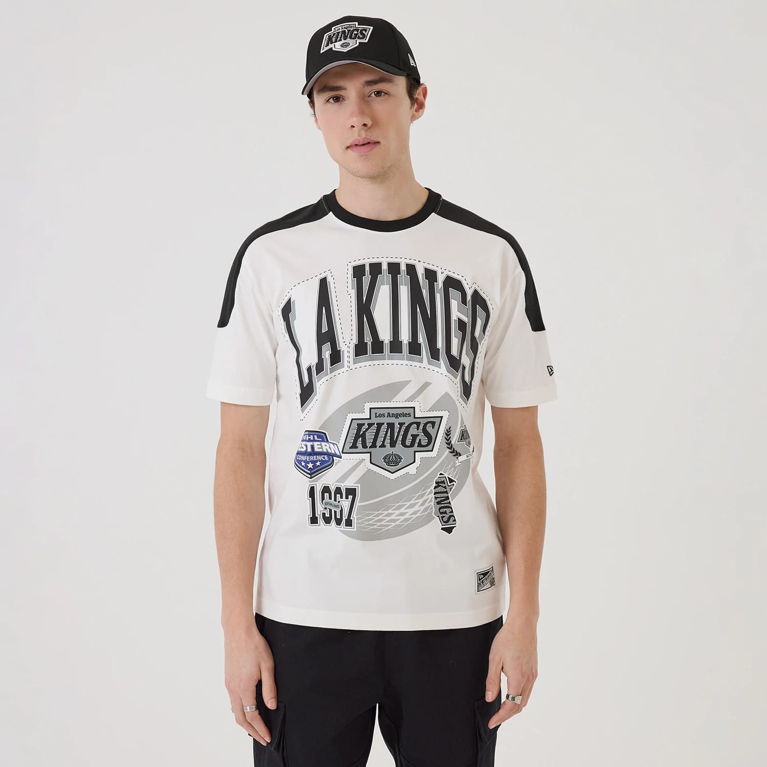 LA Kings NHL Sport Classic White T-Shirt-kentox