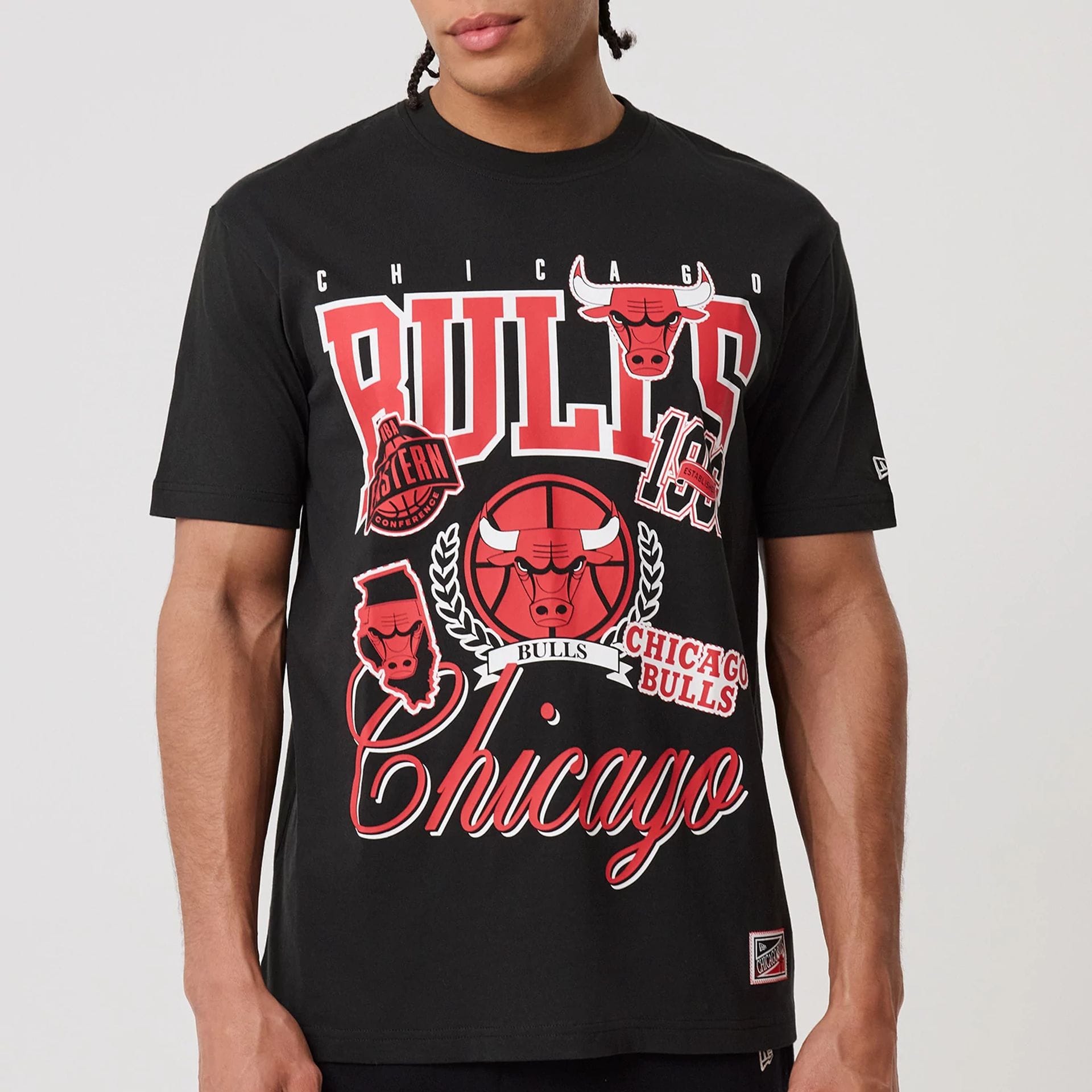 Chicago Bulls NBA Sport Classic Black T-Shirt-kentox