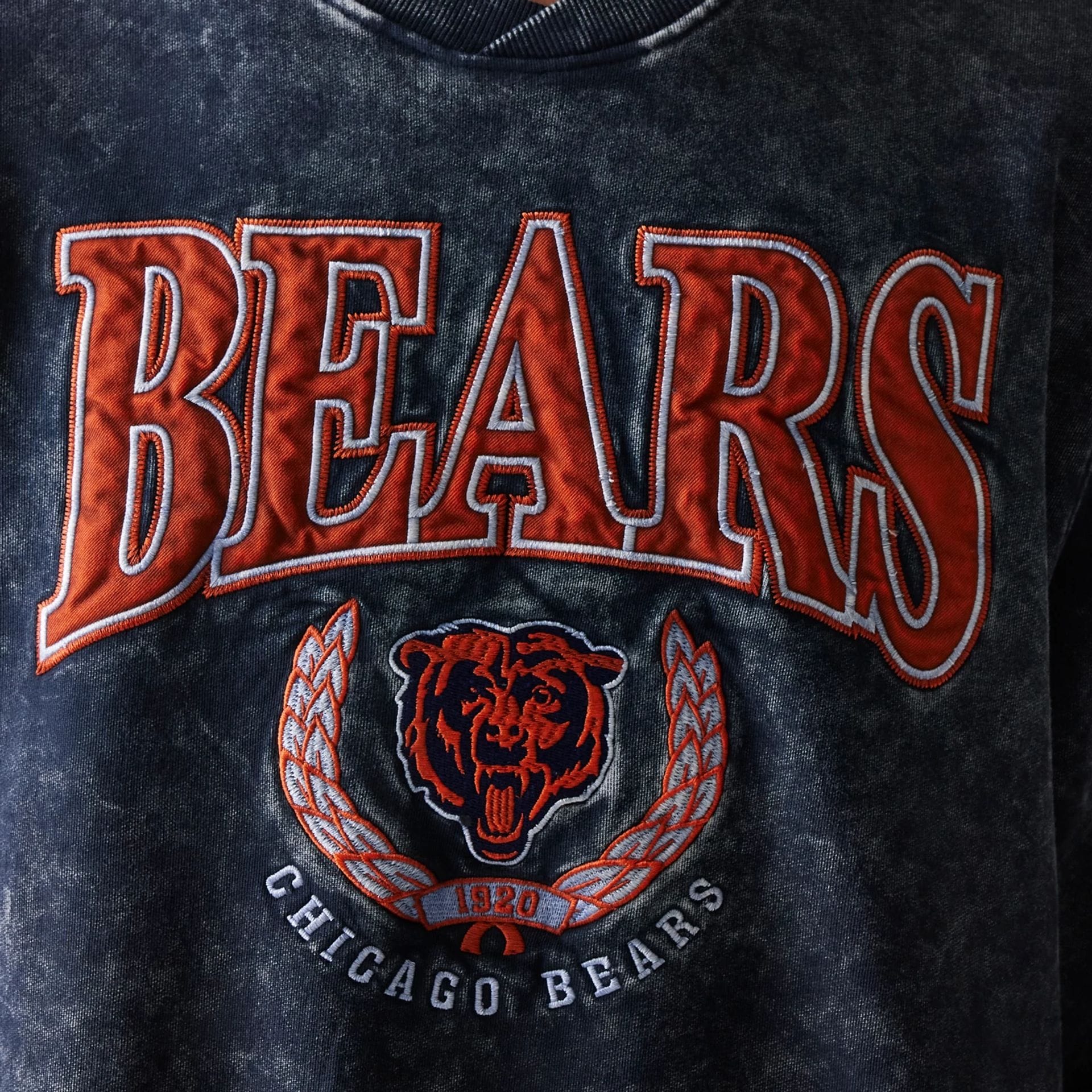 Chicago Bears NFL Navy Crew Neck Sweater-kentox