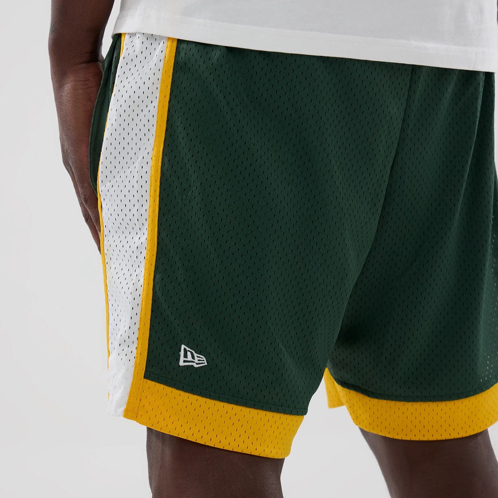 Athletics MLB Dark Green Mesh Shorts-kentox