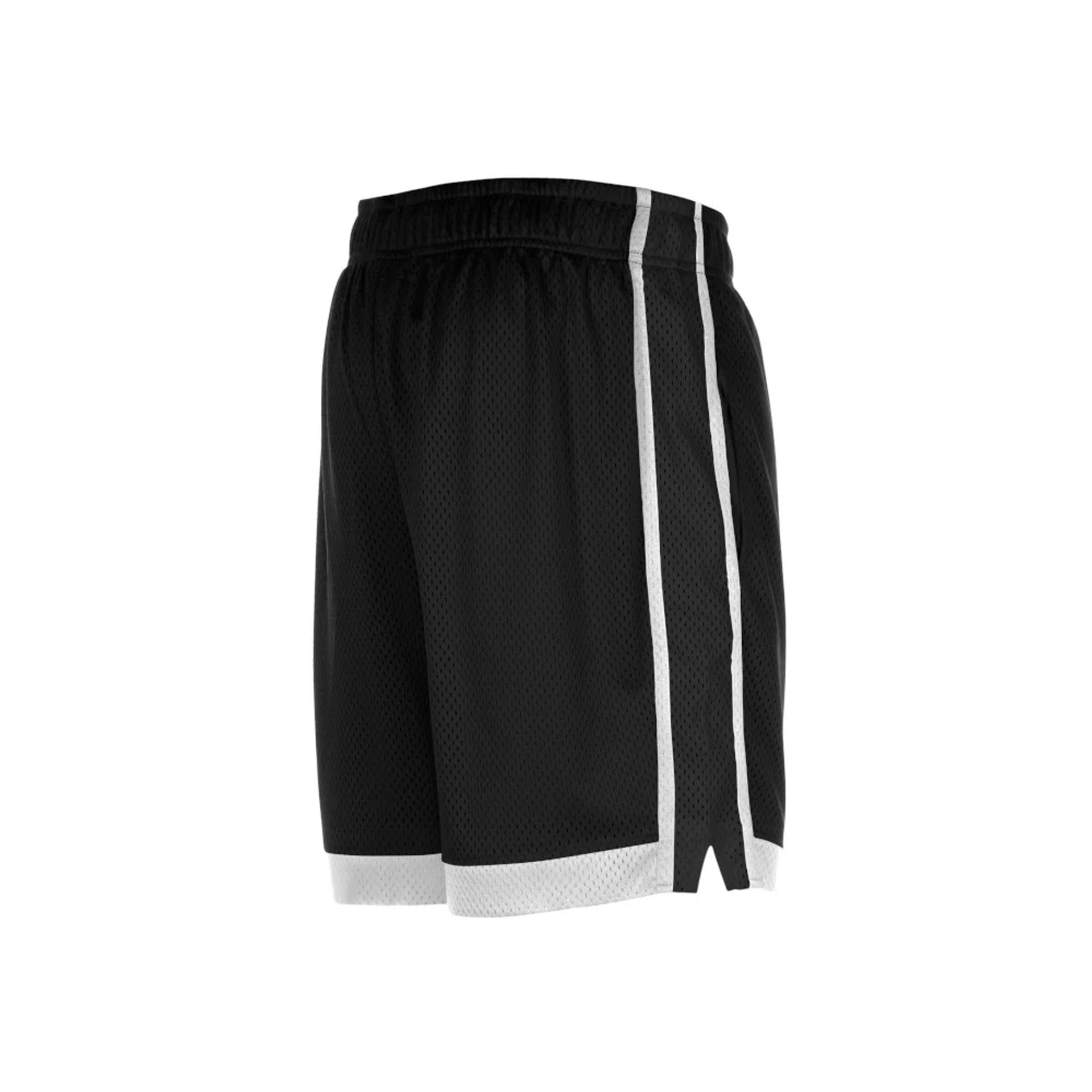 LA Lakers NBA Black Mesh Shorts-kentox