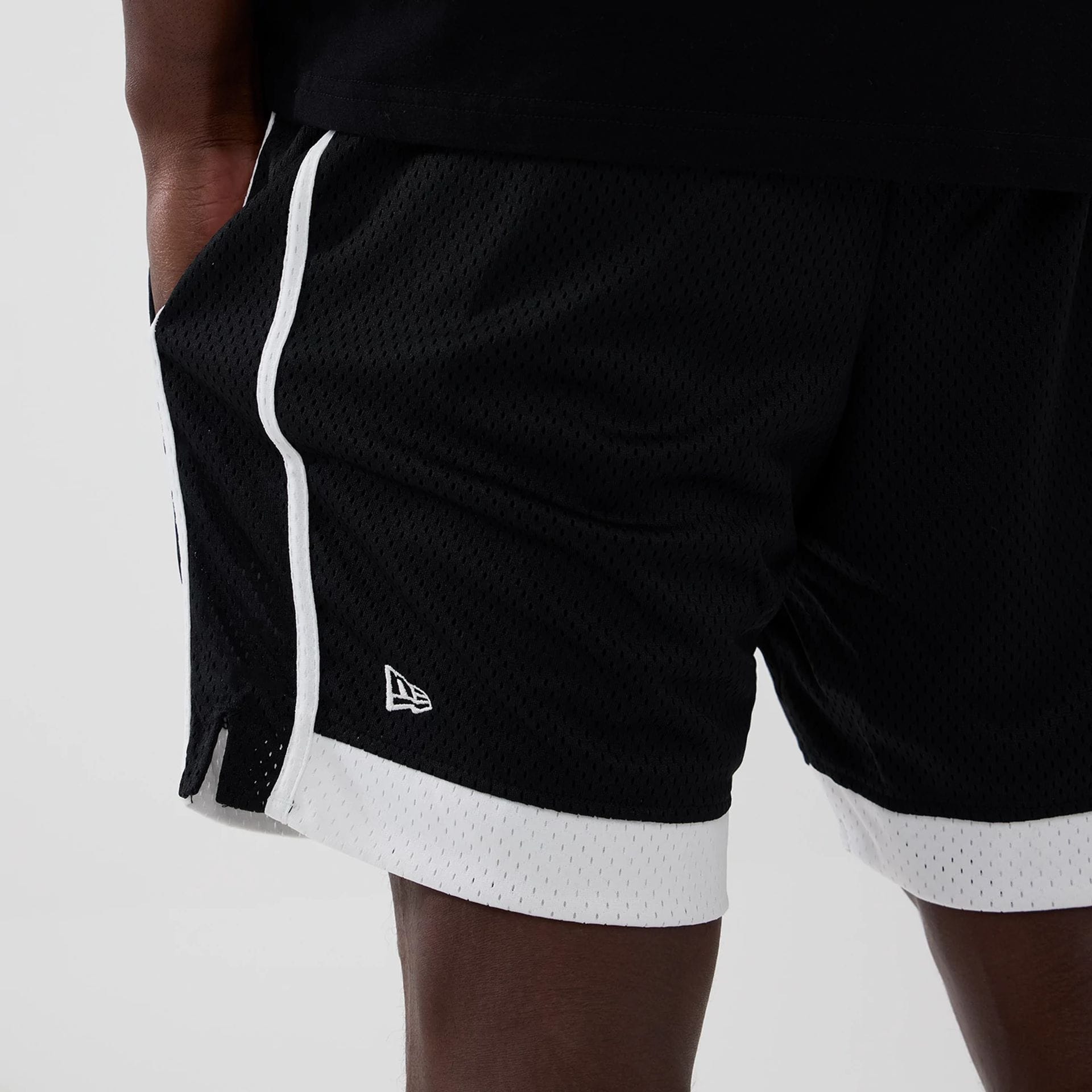 New York Yankees MLB Black Mesh Shorts-kentox