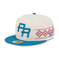 Puerto Rico WBC Latin Embroidery Light Beige 59FIFTY Fitted Cap-kentox