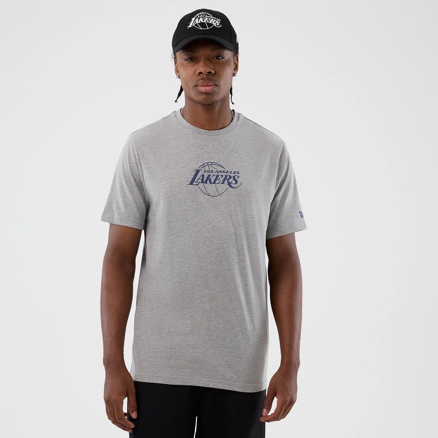 LA Lakers NBA Back To School Grey T-Shirt-kentox