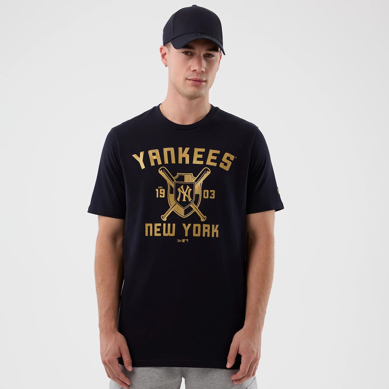 New York Yankees MLB Back To School Navy T-Shirt-kentox