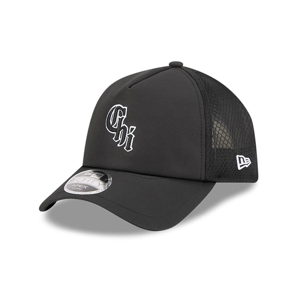 White Sox MLB Batting Practice 2026 Black 9FORTY Apex Adjustable Cap-kentox