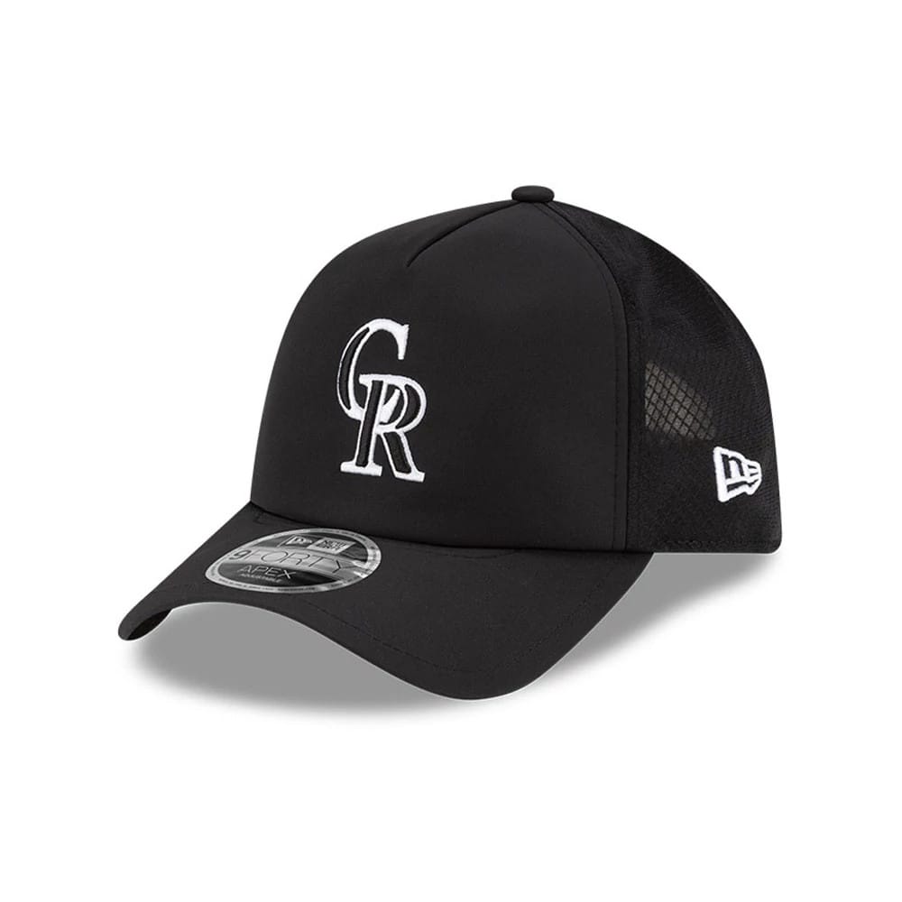 Colorado Rockies MLB Batting Practice 2026 Black 9FORTY Apex Adjustable Cap-kentox
