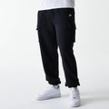 New Era Black Cargo Joggers-kentox