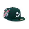 Athletics MLB Hidden Hit Dark Green 59FIFTY Fitted Cap-kentox