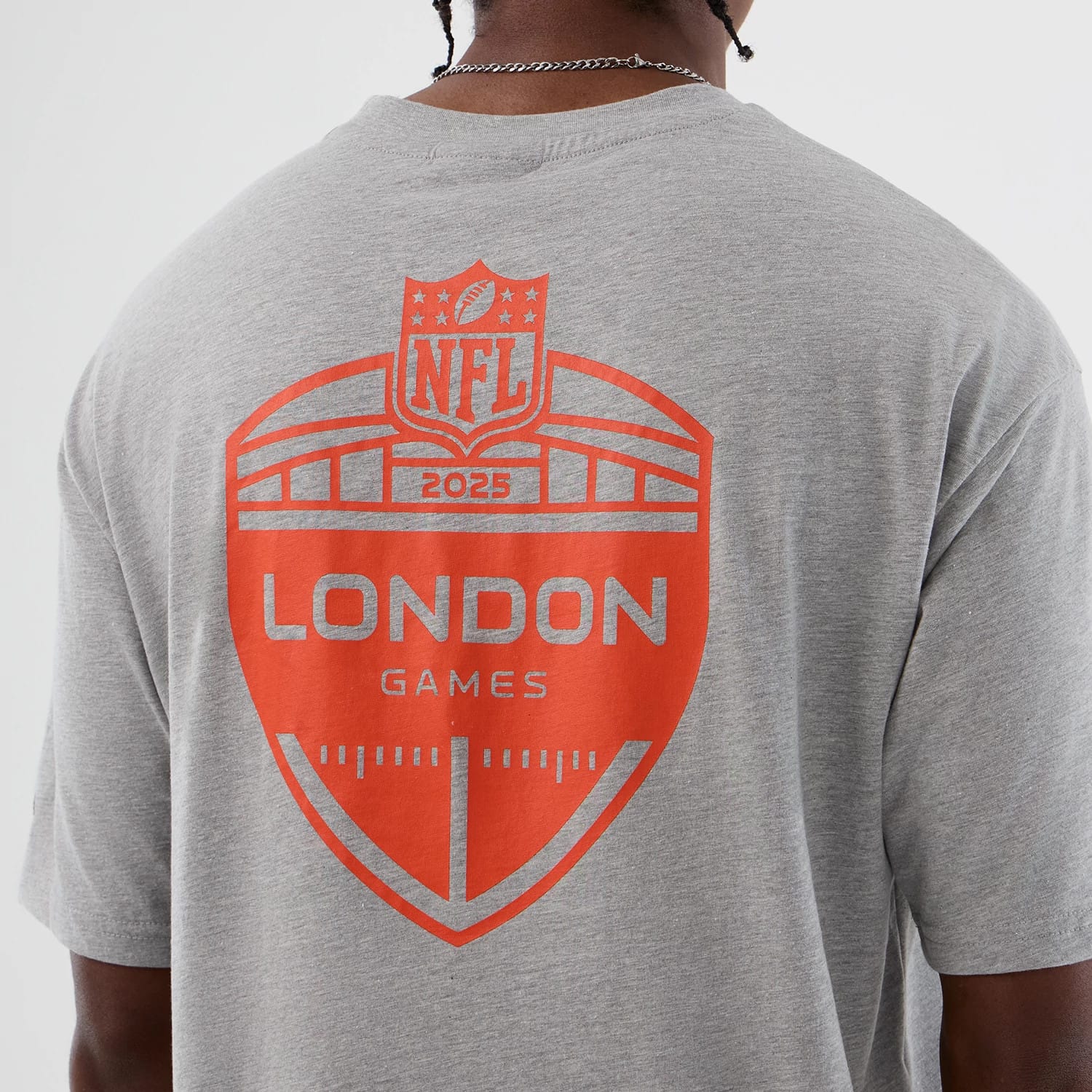 Cleveland Browns NFL International Series Games Grey Oversized T-Shirt-kentox
