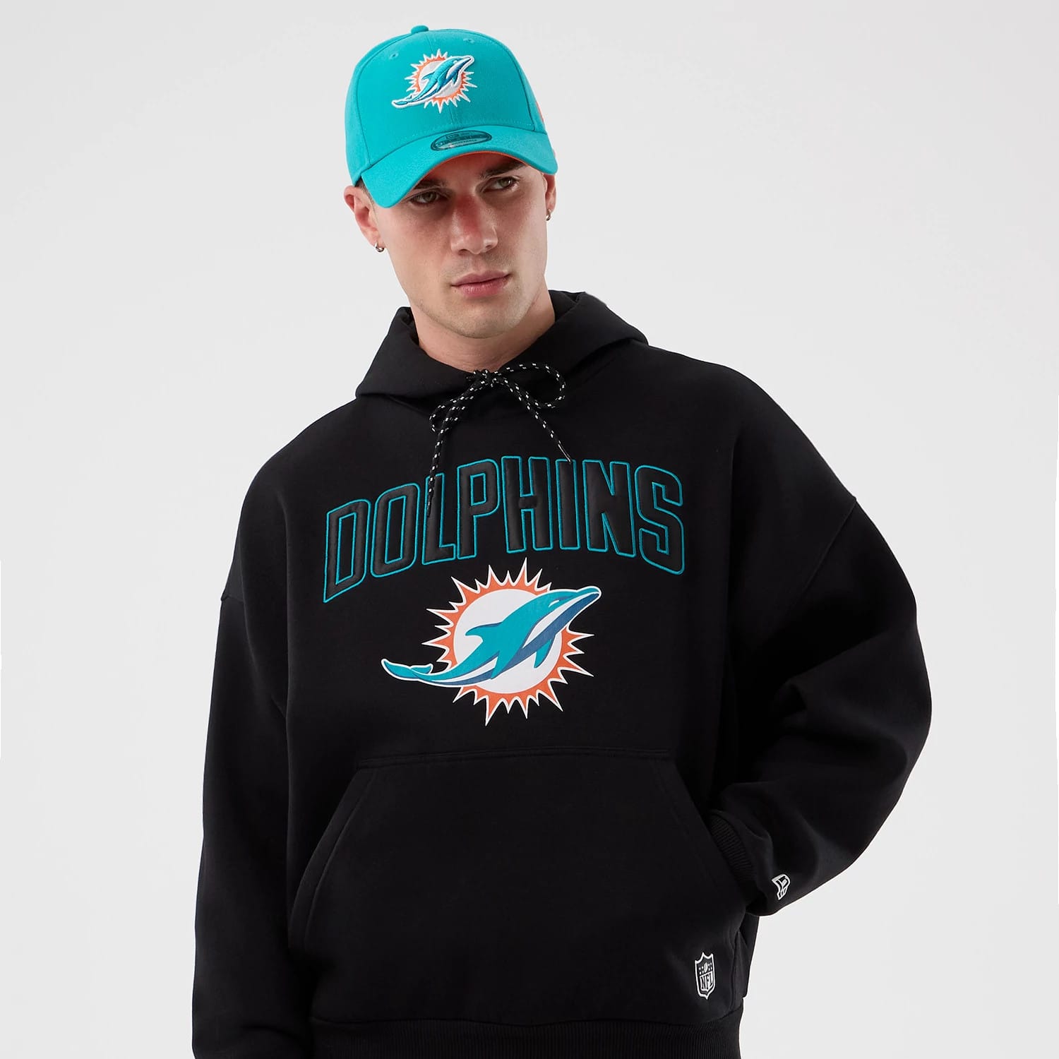 Miami Dolphins NFL International Series Games Black Pullover Hoodie-kentox