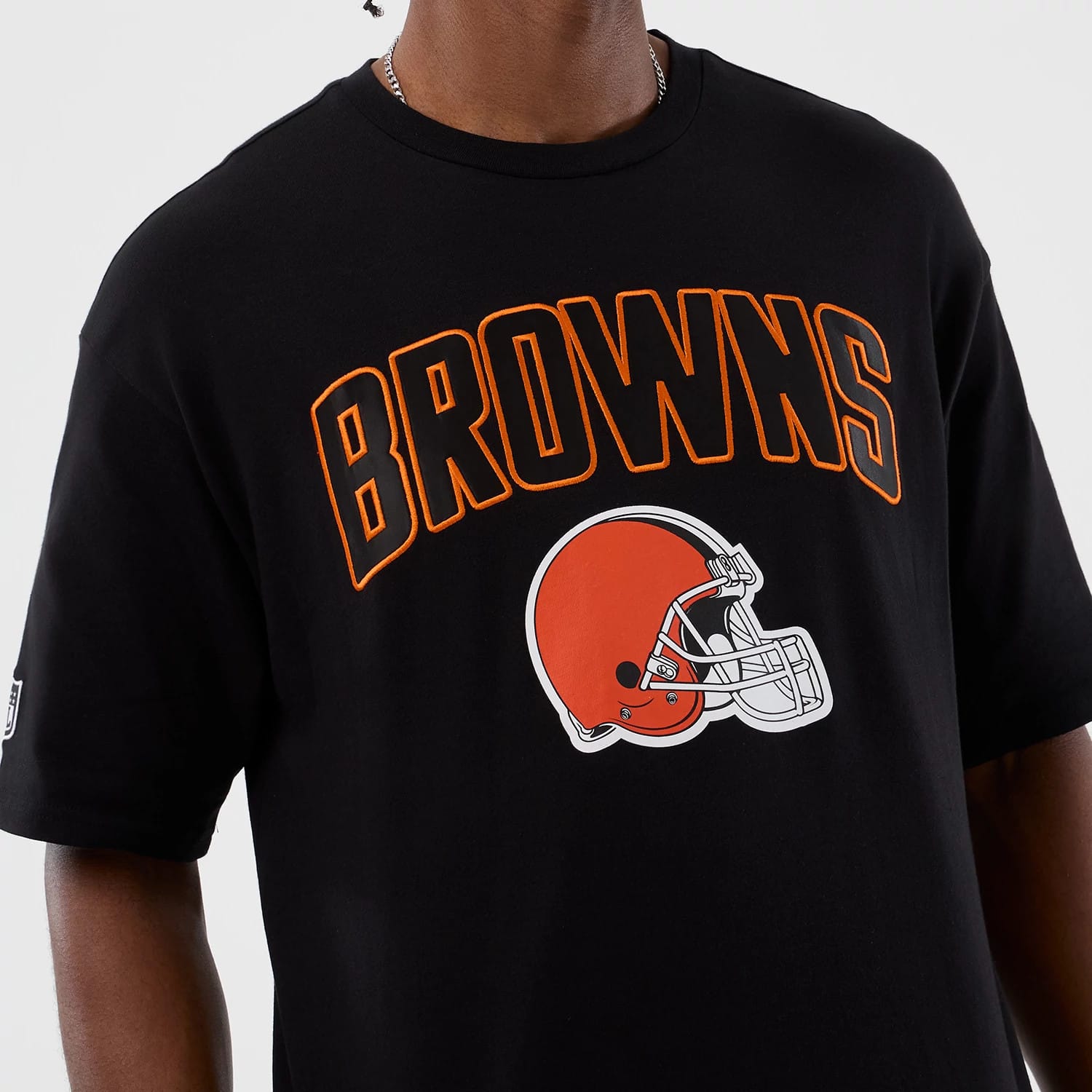 Cleveland Browns NFL International Series Games Black Oversized T-Shirt-kentox