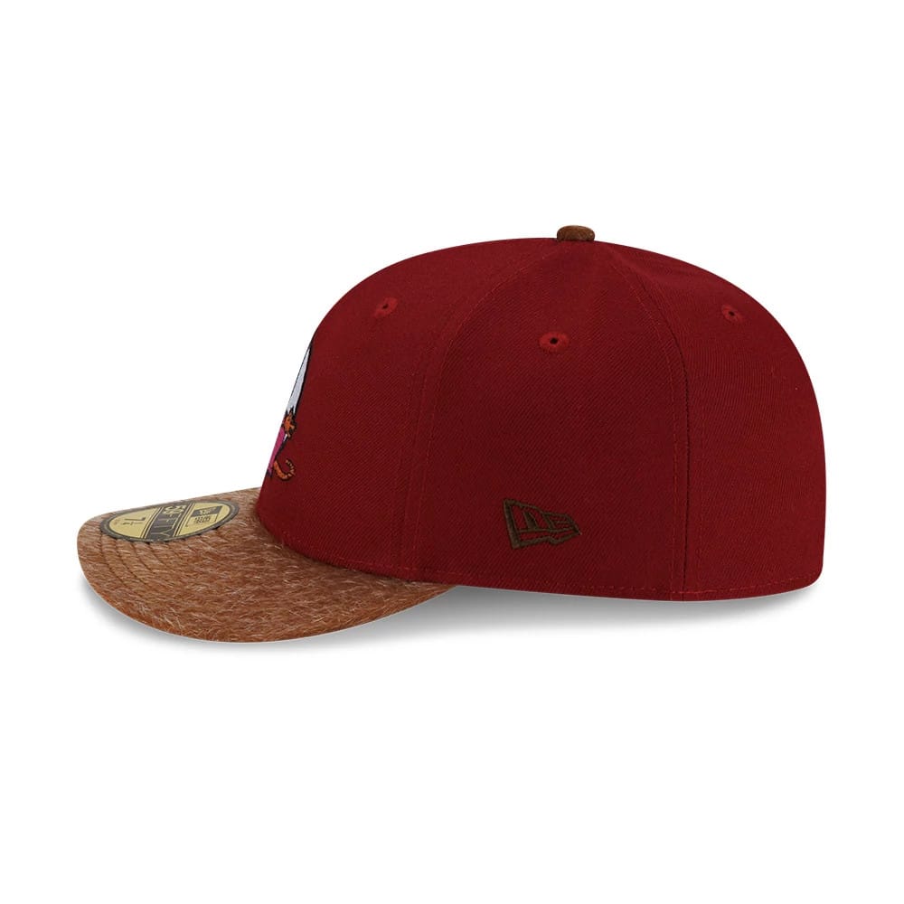 Teenage Mutant Ninja Turtles Splinter Dark Red 59FIFTY Fitted Cap-kentox