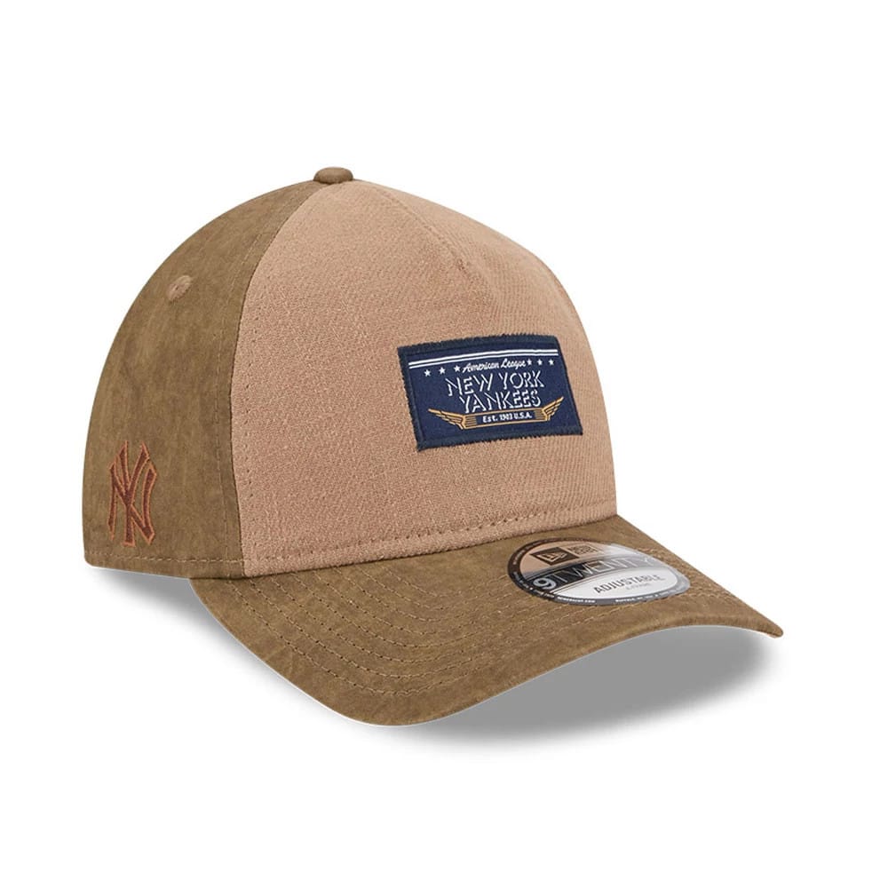 New York Yankees MLB Open Brown 9TWENTY A-Frame Adjustable Cap-kentox