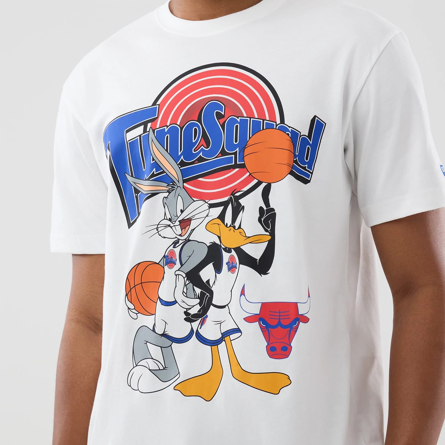 Chicago Bulls Space Jam 2 X NBA White T-Shirt-kentox