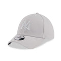 New York Yankees MLB Metallic Grey 39THIRTY Stretch Fit Cap-kentox