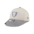 Las Vegas Raiders NFL Stone Storm Light Beige 9FORTY A-Frame Adjustable Cap-kentox