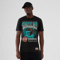 Vancouver Grizzlies NBA Hardwood Classic Black T-Shirt-kentox