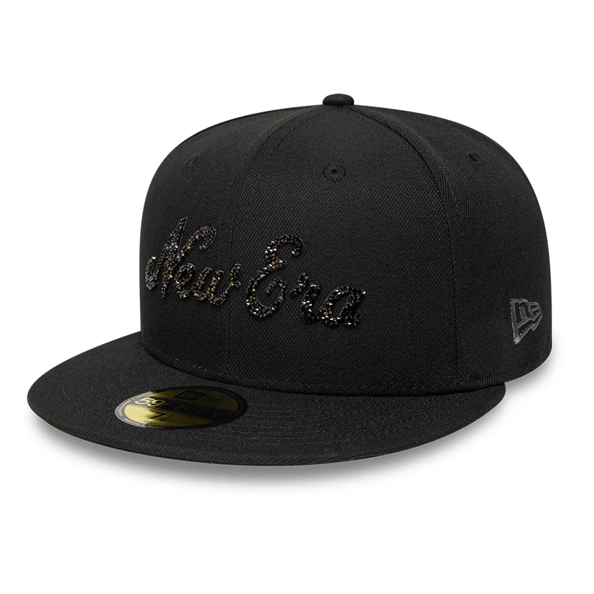 New Era Gem Black 59FIFTY Fitted Cap-kentox