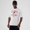 Atlanta Falcons NFL International Series Games 2025 White Oversized T-Shirt-kentox