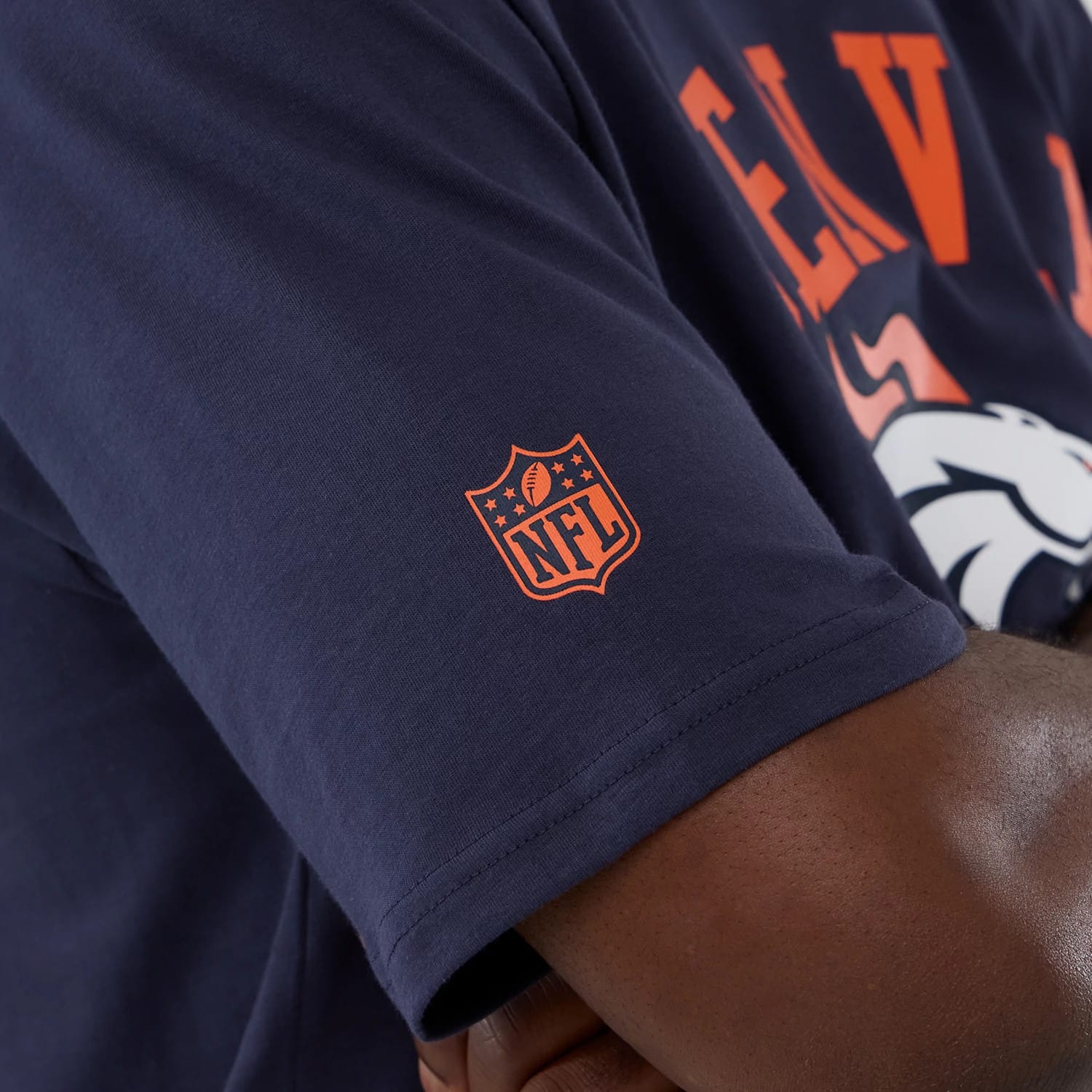 Denver Broncos NFL International Series Games 2025 Navy Oversized T-Shirt-kentox