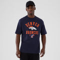 Denver Broncos NFL International Series Games 2025 Navy Oversized T-Shirt-kentox