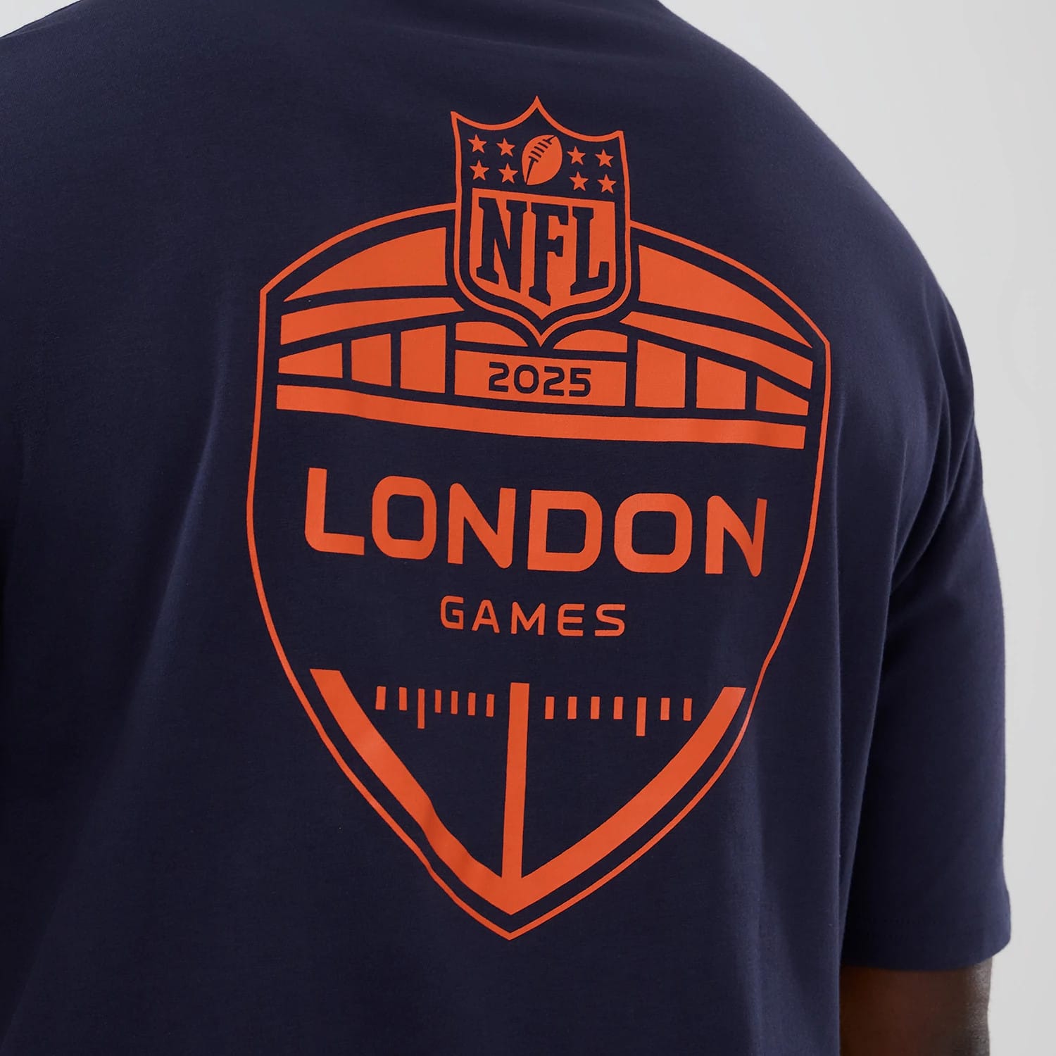 Denver Broncos NFL International Series Games 2025 Navy Oversized T-Shirt-kentox