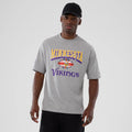 Minnesota Vikings NFL International Series Games 2025 Grey Oversized T-Shirt-kentox