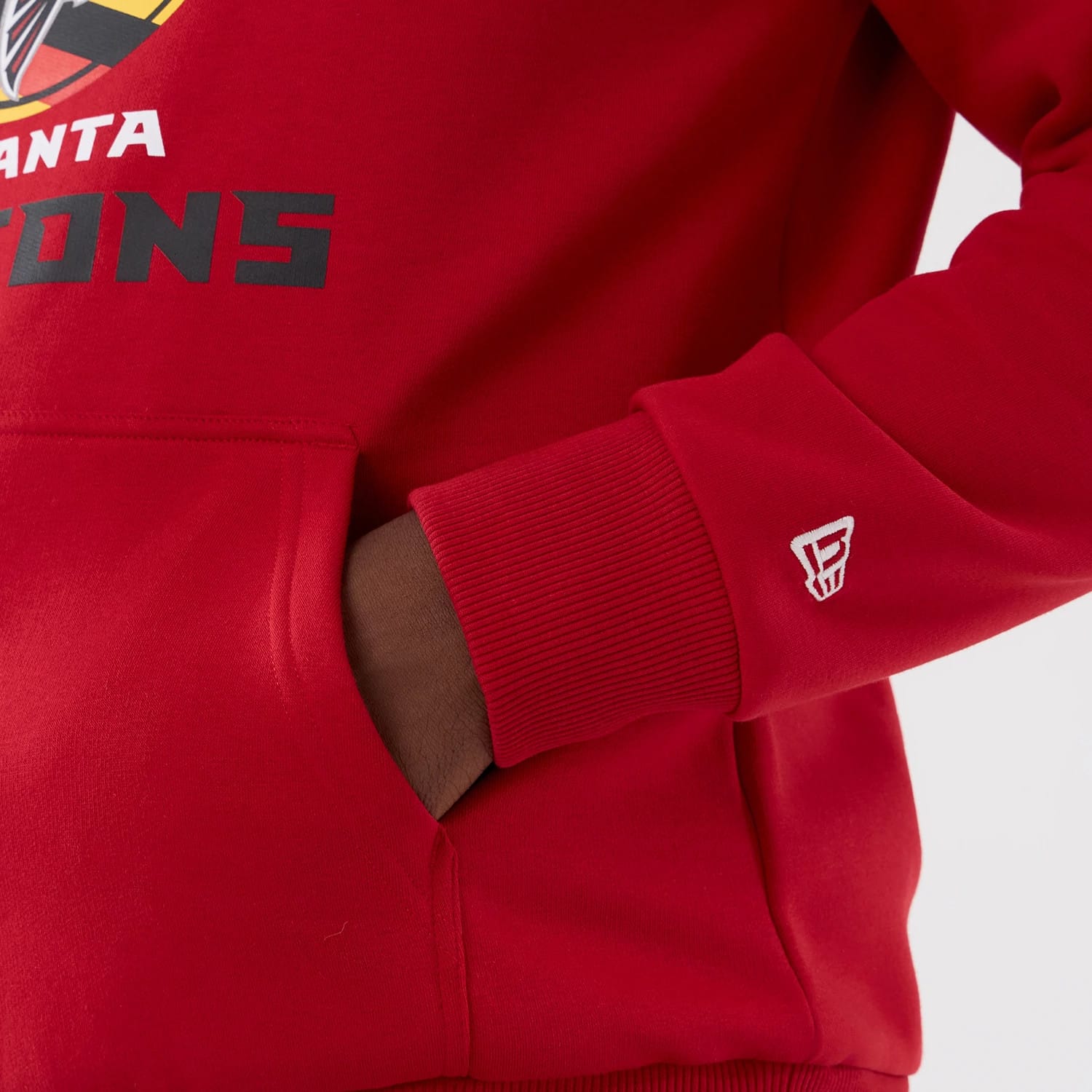 Atlanta Falcons NFL International Series Games 2025 Red Pullover Hoodie-kentox