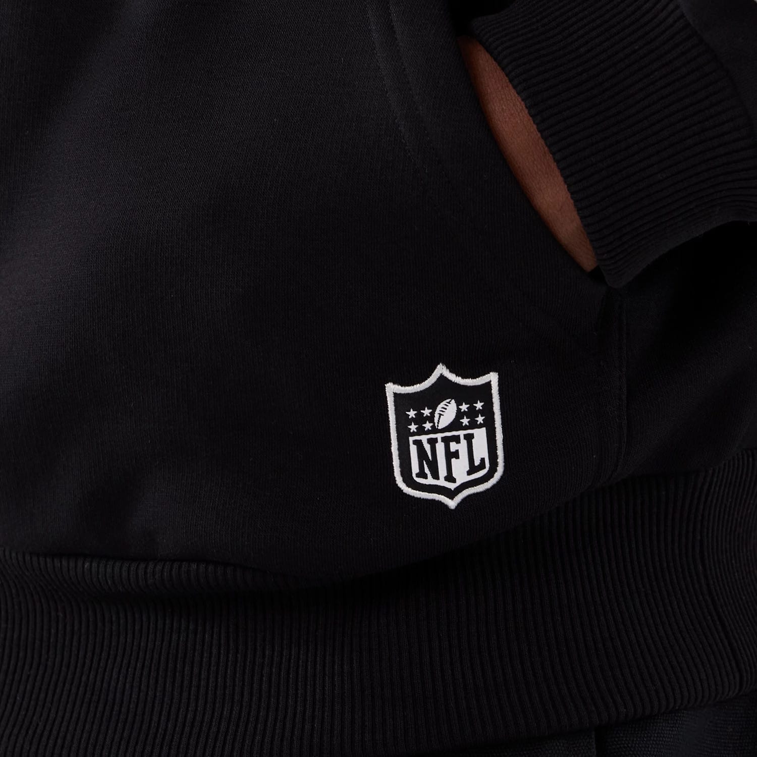 Minnesota Vikings NFL International Series Games 2025 Black Premium Pullover Hoodie-kentox