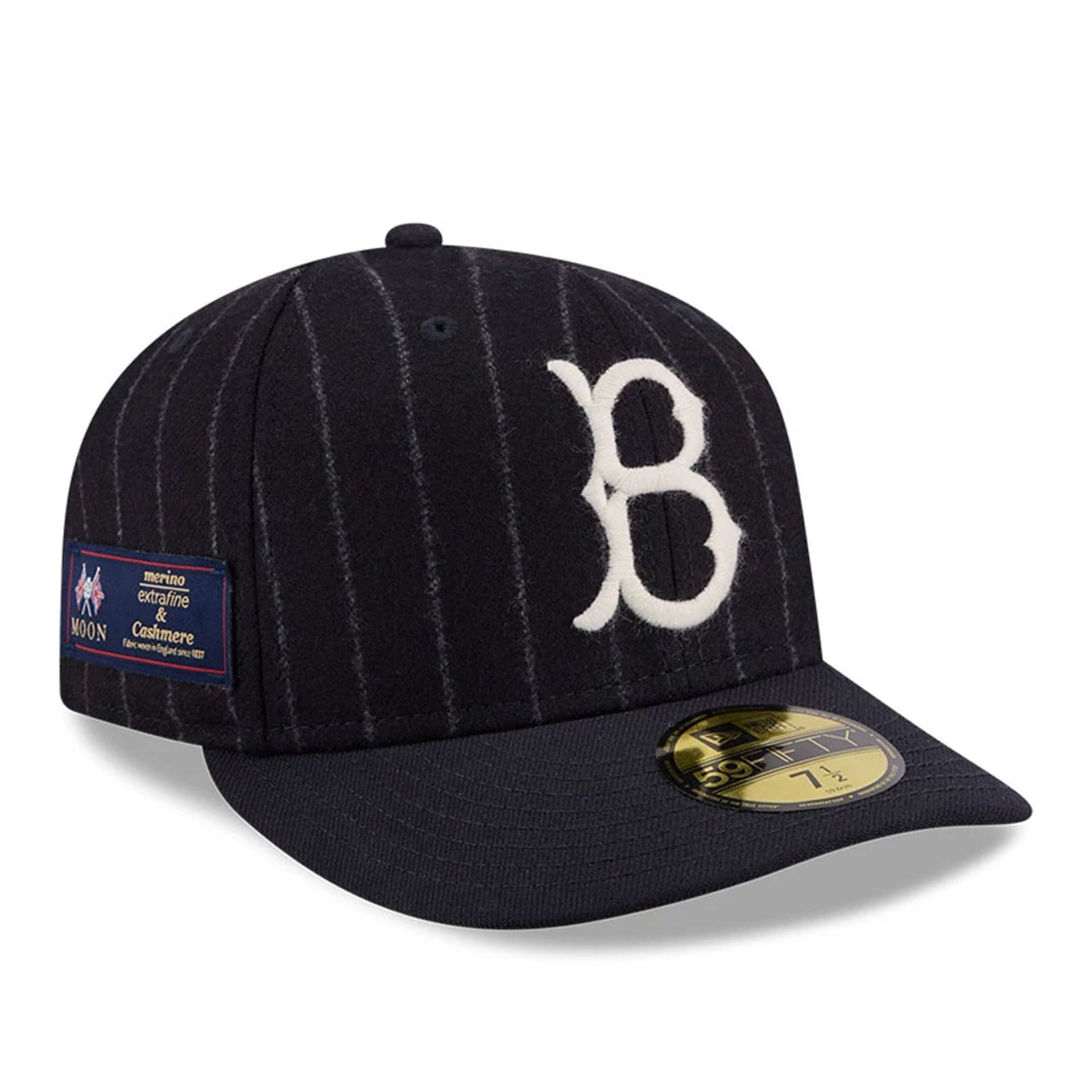 Brooklyn Dodgers MLB X Moon Navy 59FIFTY Fitted Cap-kentox
