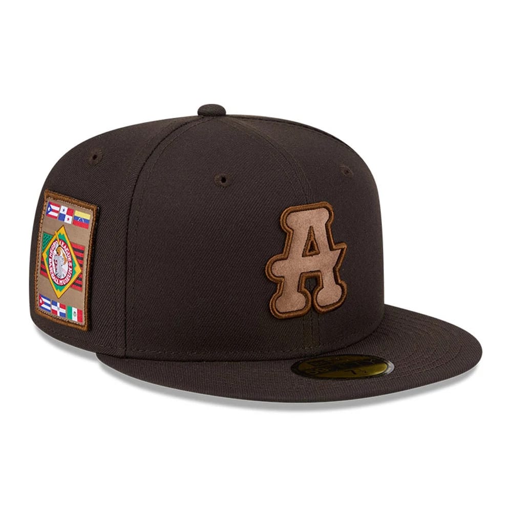 Atlanta Black Crackers MLB Negro League Dark Brown 59FIFTY Fitted Cap-kentox