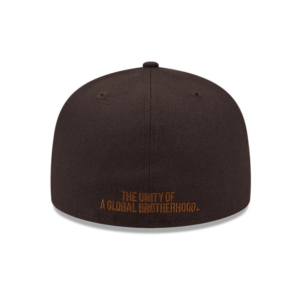 New York Black Yankees MLB Negro League Dark Brown 59FIFTY Fitted Cap-kentox
