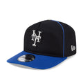 New York Mets MLB Felt Logo Blue 19TWENTY Adjustable Cap-kentox