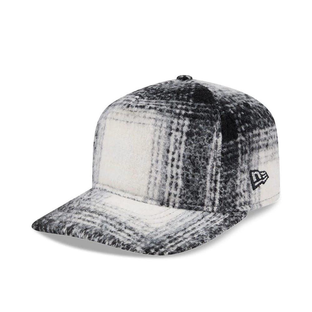 New Era White & Black Plaid 19TWENTY Adjustable Cap-kentox