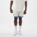 LA Dodgers MLB Arch Open White Oversized Shorts-kentox