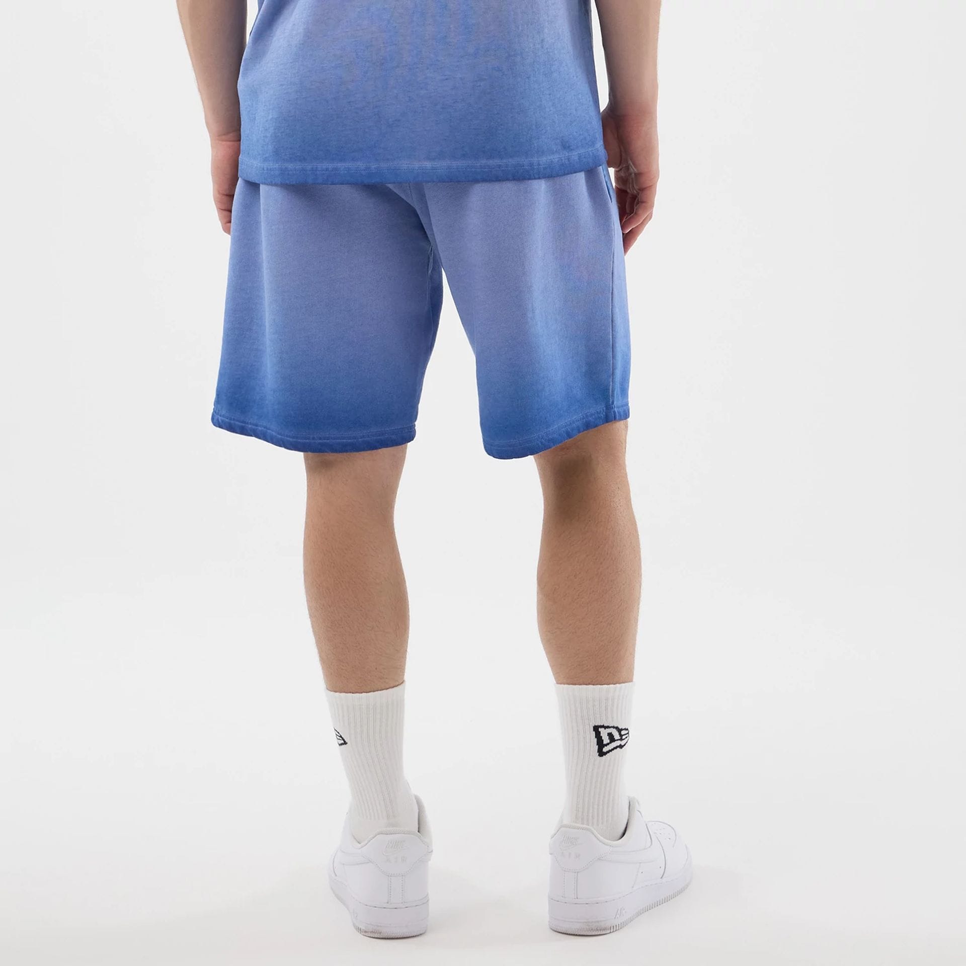 LA Dodgers MLB Washed Logo Pastel Blue Shorts-kentox