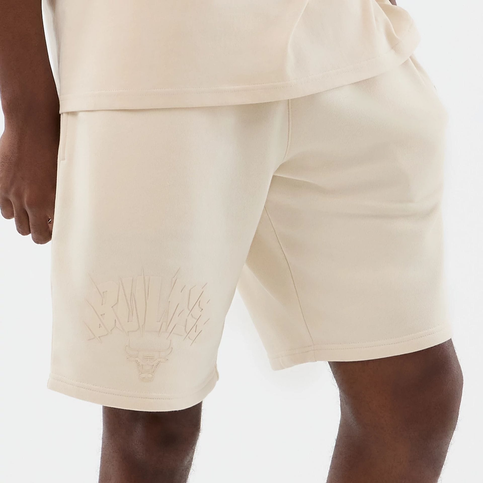 Chicago Bulls NBA Core Plus Light Beige Shorts-kentox