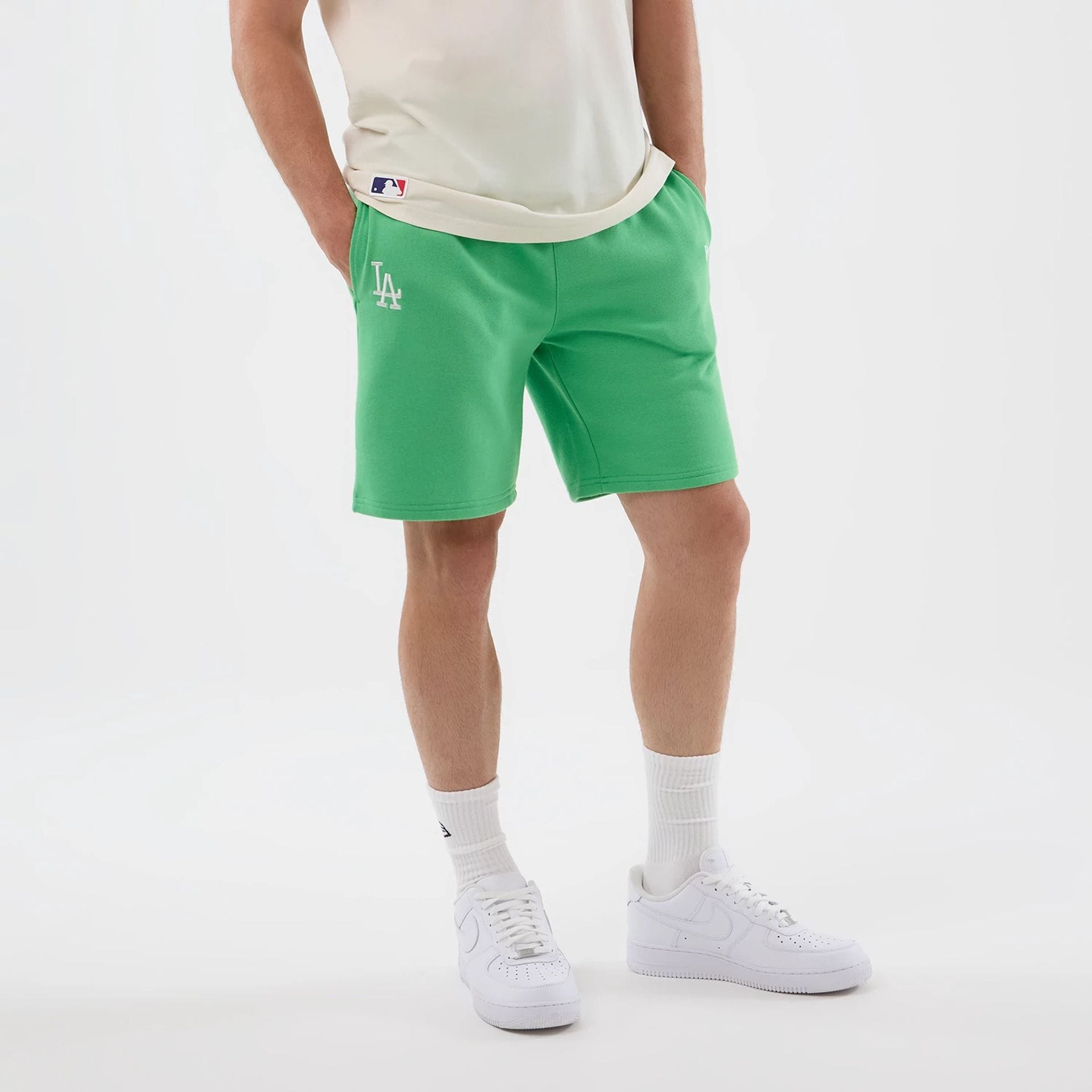LA Dodgers MLB League Essential Open Green Shorts-kentox