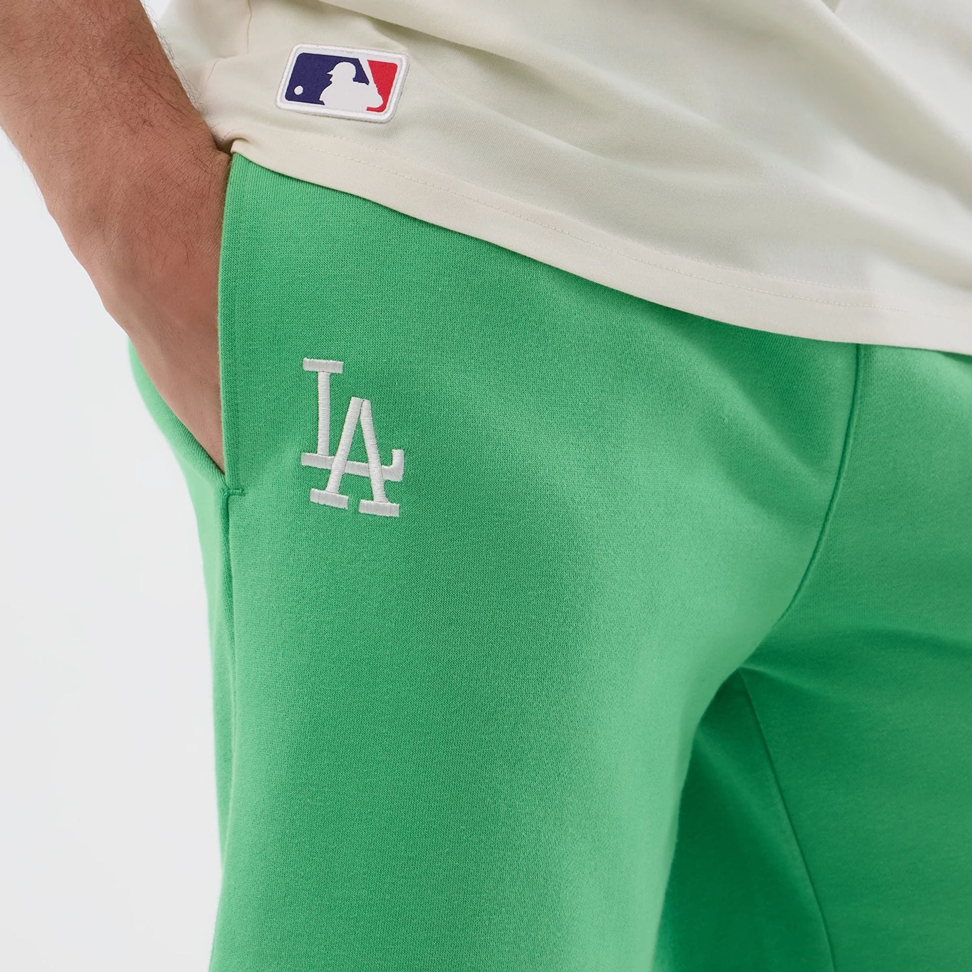 LA Dodgers MLB League Essential Open Green Shorts-kentox