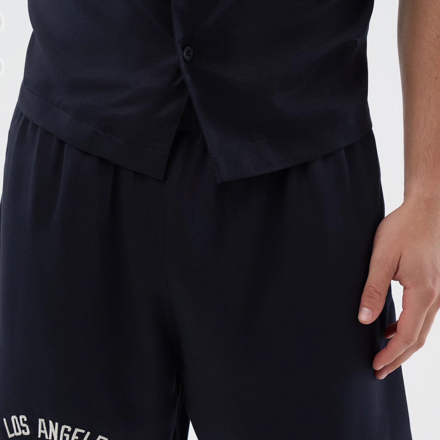 LA Dodgers MLB Woven Navy Shorts-kentox