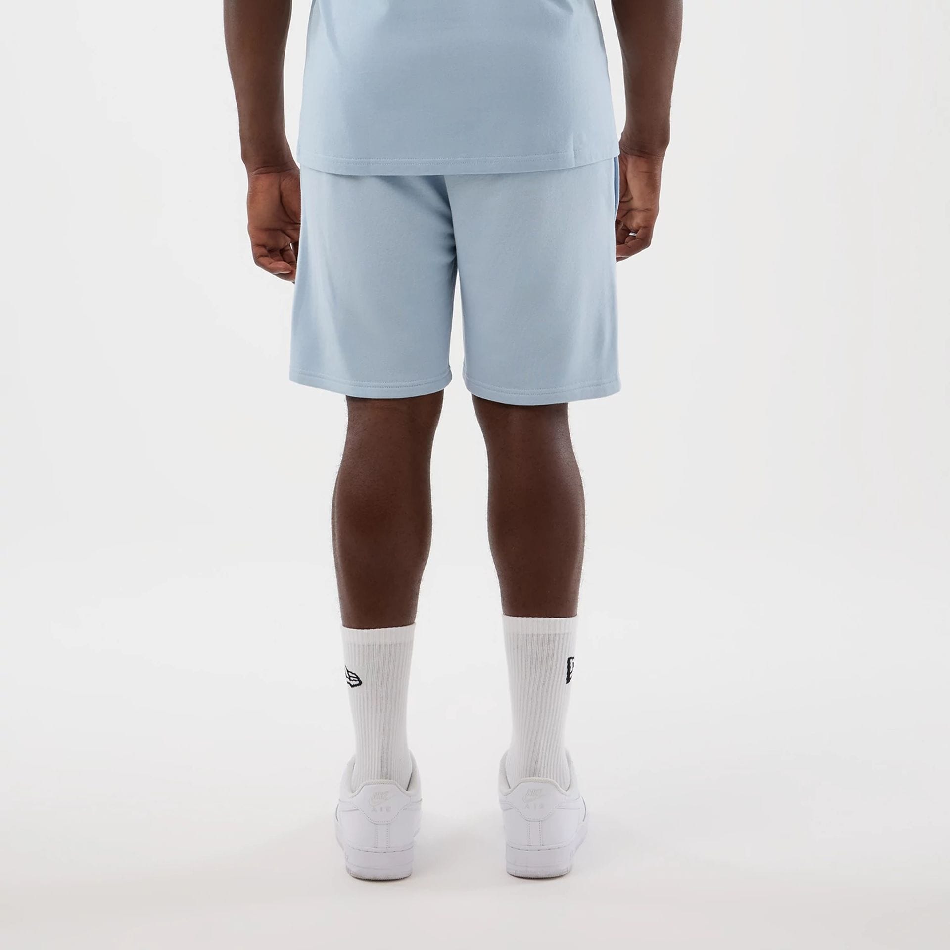 LA Lakers NBA League Essential Pastel Blue Shorts-kentox