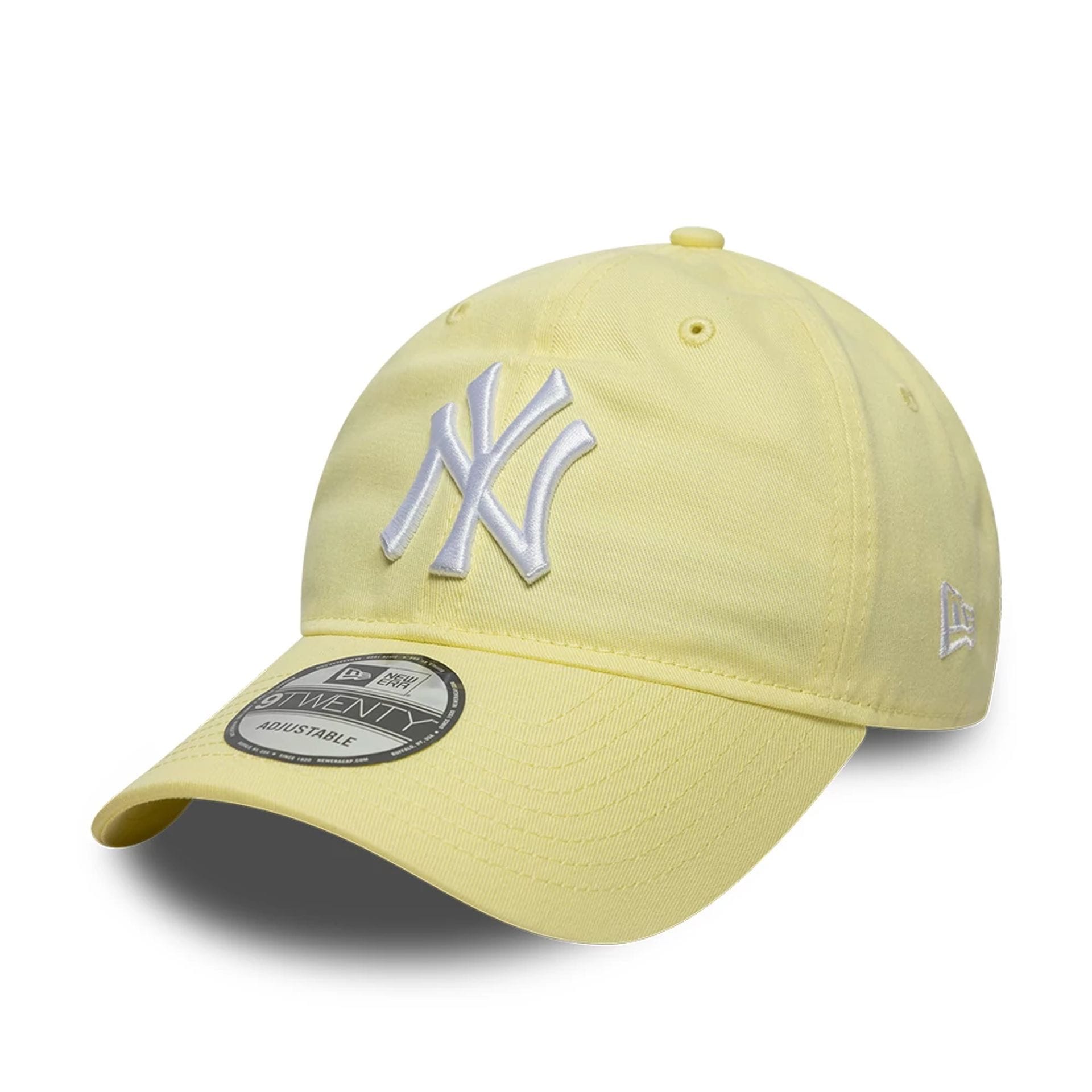 New York Yankees MLB League Essential Pastel Yellow 9TWENTY Adjustable Cap-kentox