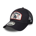 LA Dodgers MLB Patch Navy 9FORTY M-Crown A-Frame Trucker Adjustable Cap-kentox