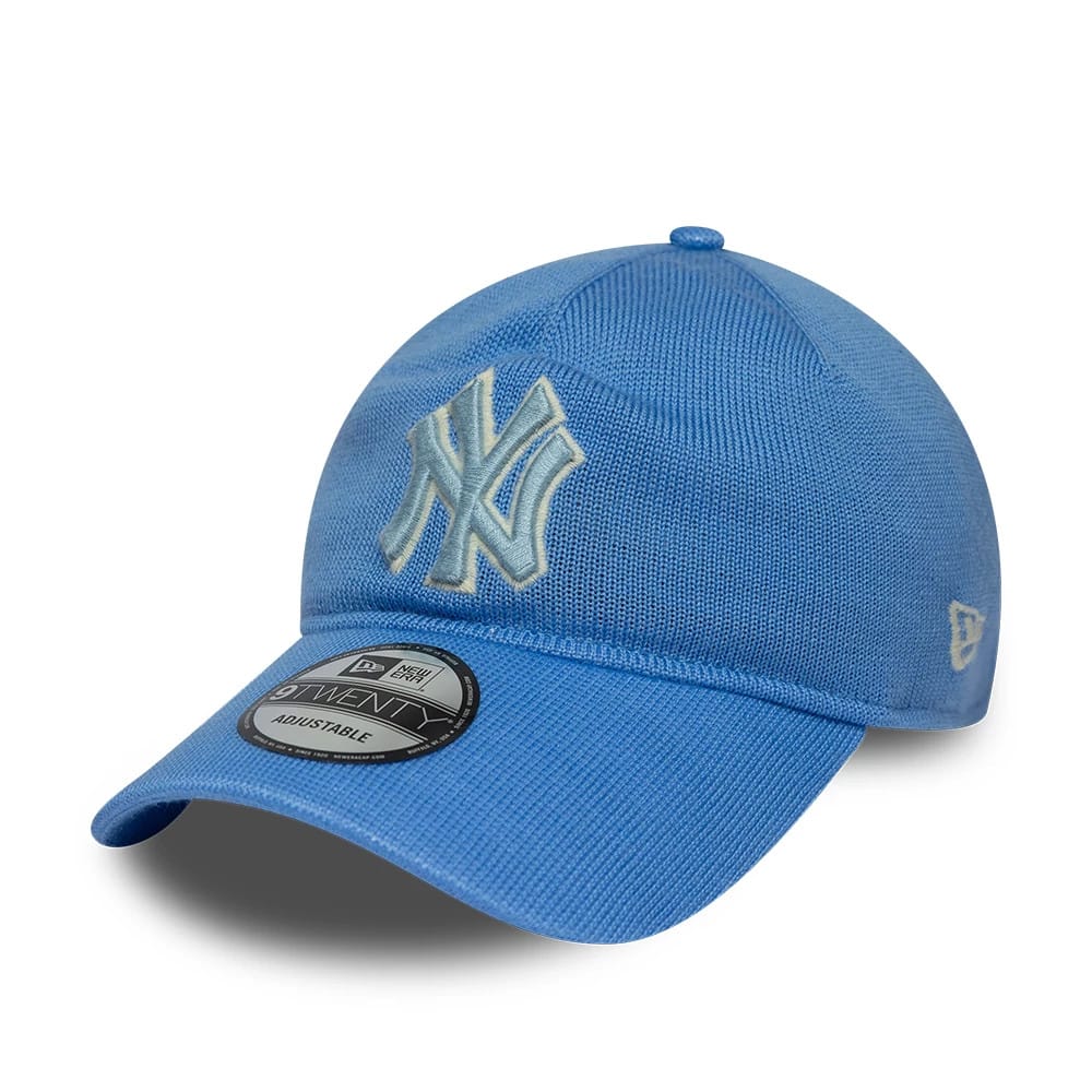 New York Yankees MLB Merino Wool Pastel Blue 9TWENTY Adjustable Cap-kentox