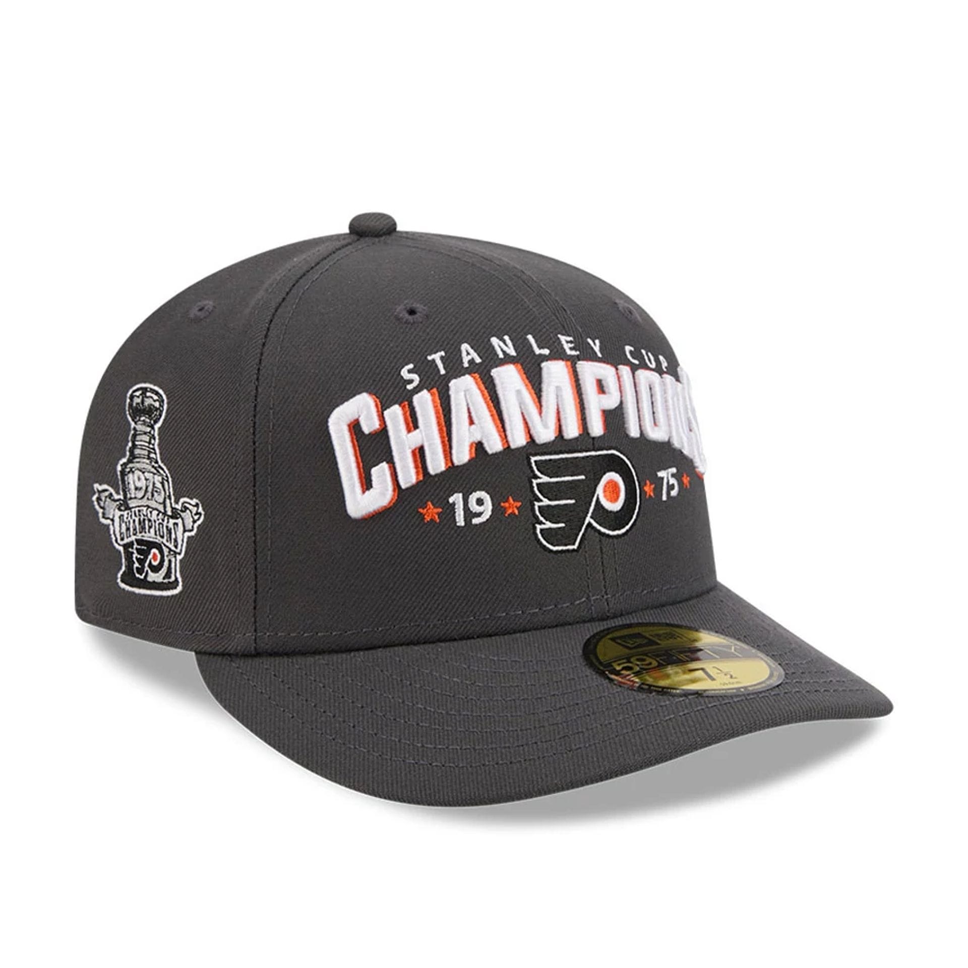 Philadelphia Flyers NHL Stanley Cup Champions Dark Grey 59FIFTY Fitted Cap-kentox