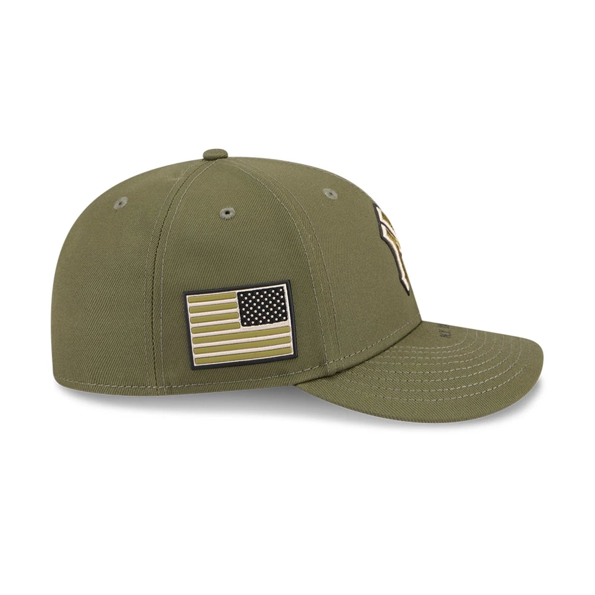 Yankees MLB Armed Forces Day 2026 Green Low Profile 59FIFTY Fitted Cap-kentox